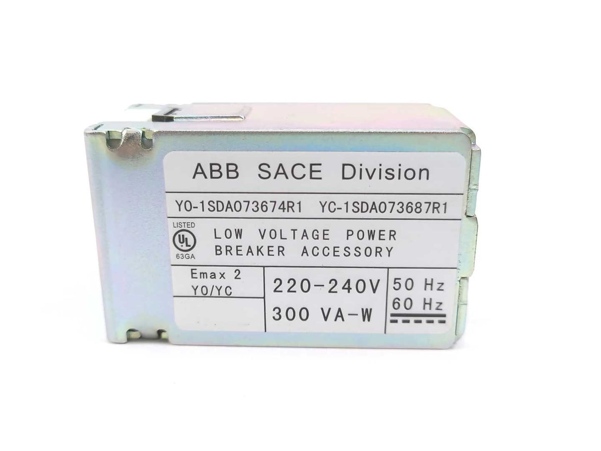 ABB 1SDA073674R1 YO  E1.2..E6.2-XT7-XT7M 220-240 VAC/DC Shunt Opening Release
