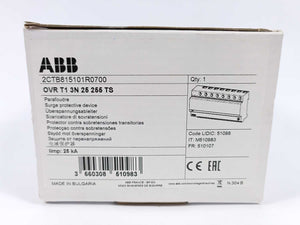 ABB 2CTB815101R0700 OVR T1 3N 25-255 TS Surge Protective Device