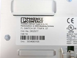 Phoenix Contact 2832577 FL SWITCH SF 7TX/FX ST - Industrial Ethernet Switch
