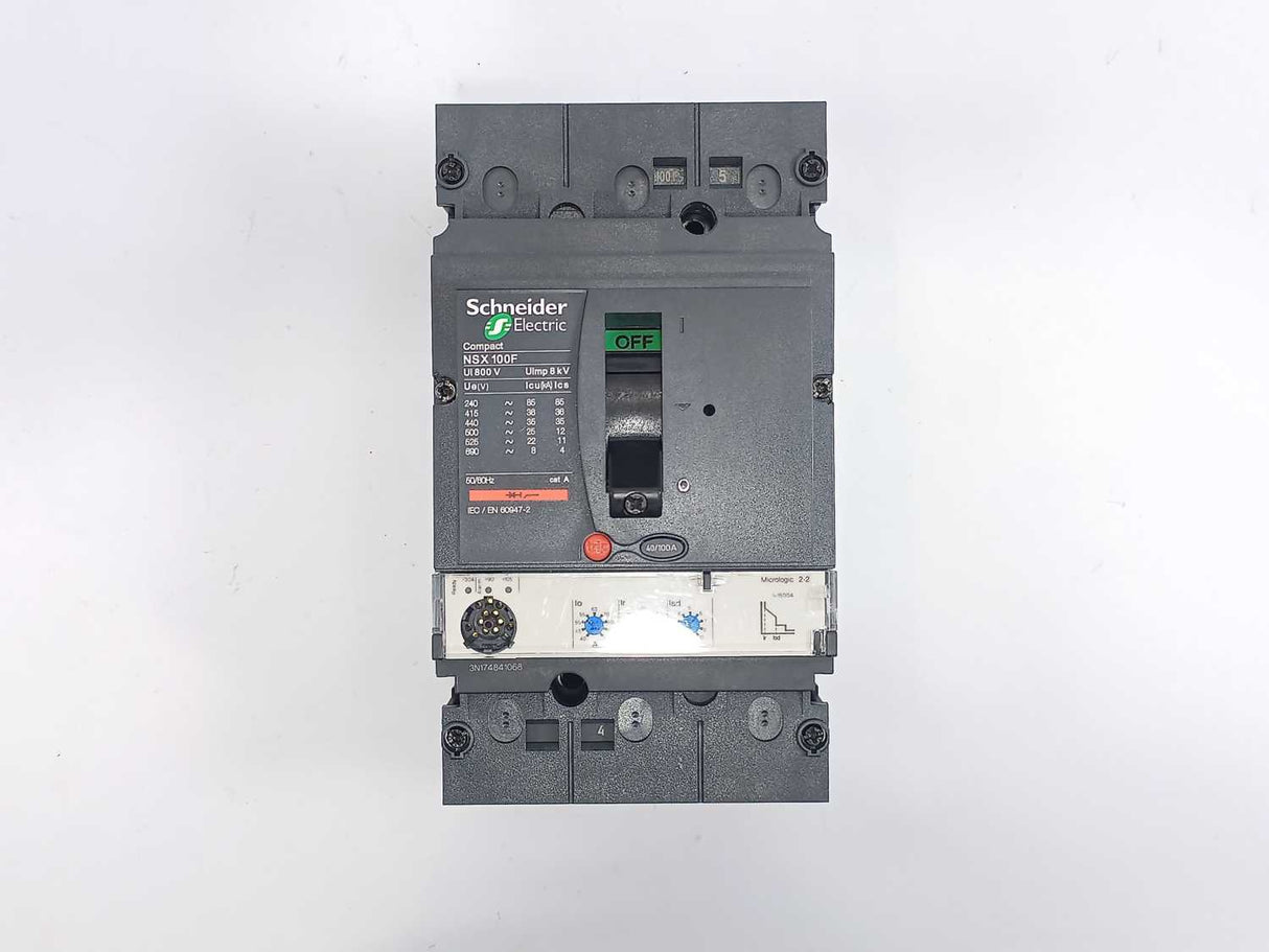 Schneider Electric LV429003 NSX 100F Compact Circuit Breaker 50/60Hz