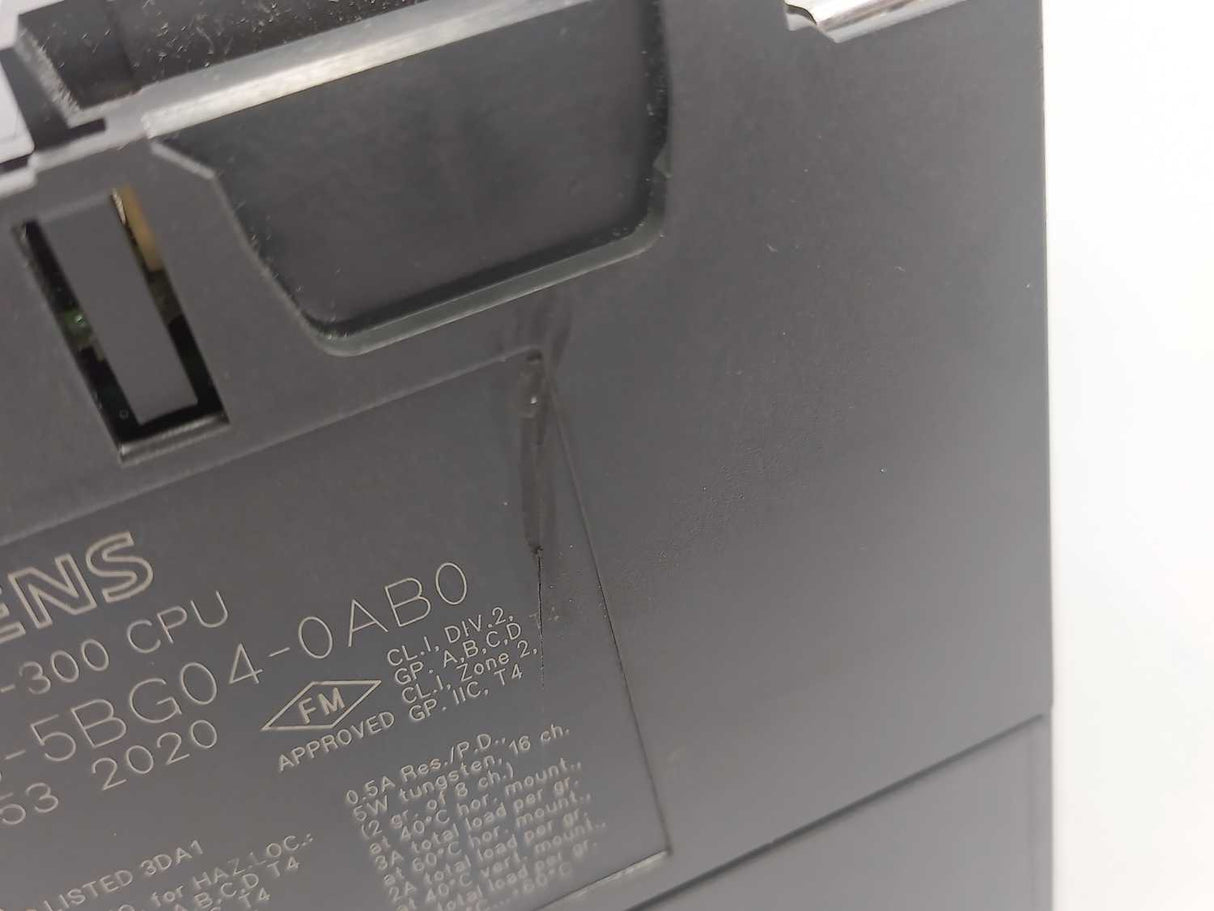 Siemens 6ES7313-5BG04-0AB0 64 KB Memory Card, broken plastik