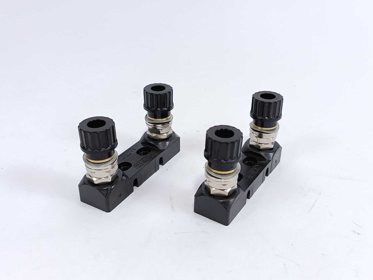 PUDENZ 43560 High‑Current Bolt‑Down Fuse Holder 1+2 Batch 2pcs.