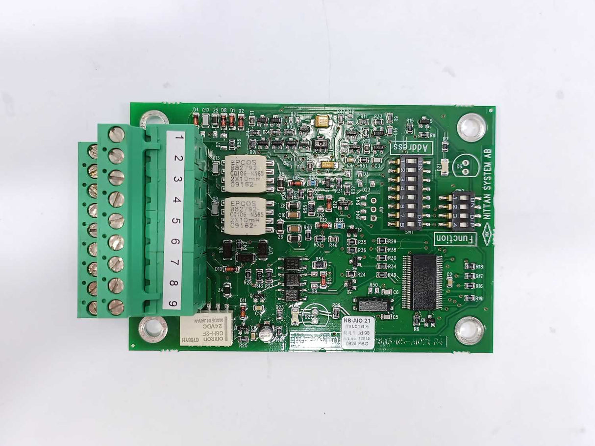 NITTAN SYSTEM AB NS-AIO 21 R 4.1 Circuit Board