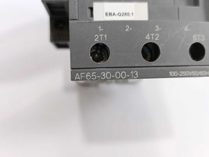 ABB AF65-30-00-13 3 pole Contactor with Screw Terminals 100-250V 50/60Hz-DC