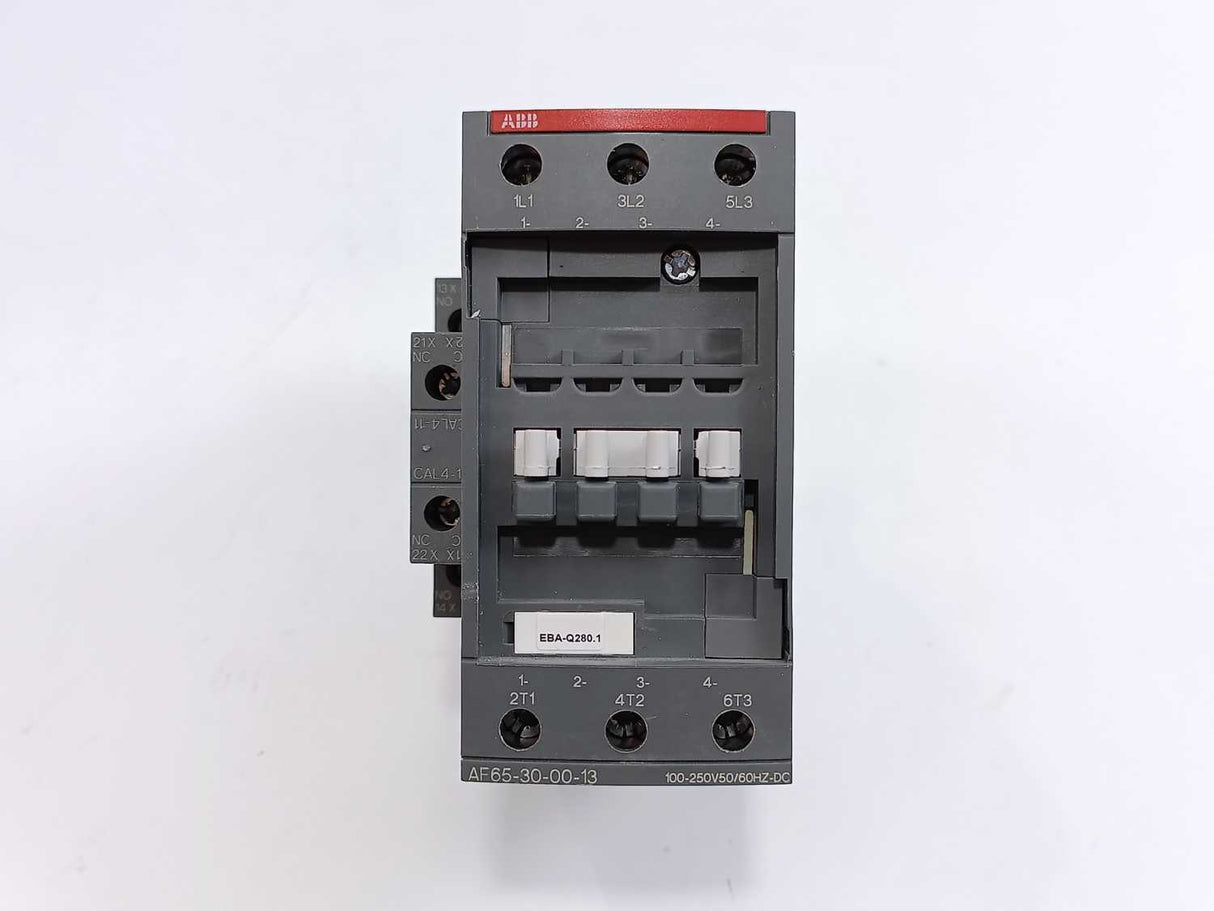 ABB AF65-30-00-13 3 pole Contactor with Screw Terminals 100-250V 50/60Hz-DC