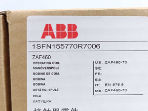 ABB 1SFN155770R7006 ZAF460-68 Operating Coil 100-250V