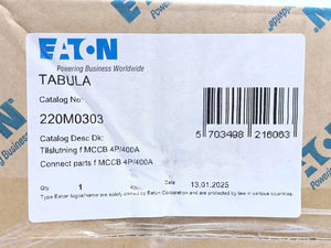 Eaton 220M0303 TABULA Connecting Parts F MCCB 4P/400A