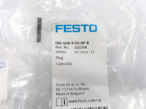 Festo 532216 Fieldbus Connector FBS-SUB-9-GS-DP-B (TN 532216)