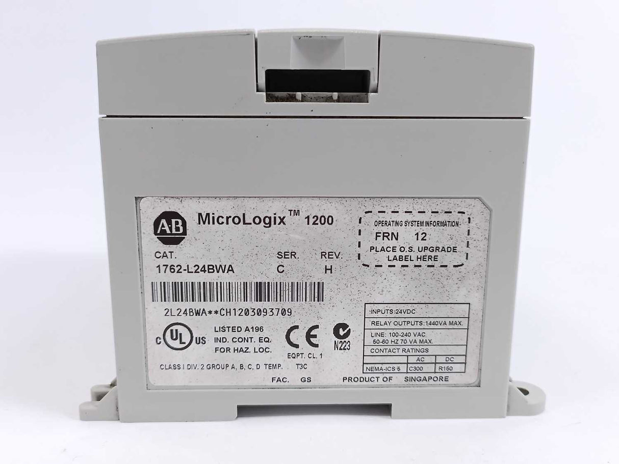 AB 1762-L24BWA Ser. C MicroLogix 1200 24 Point Controller
