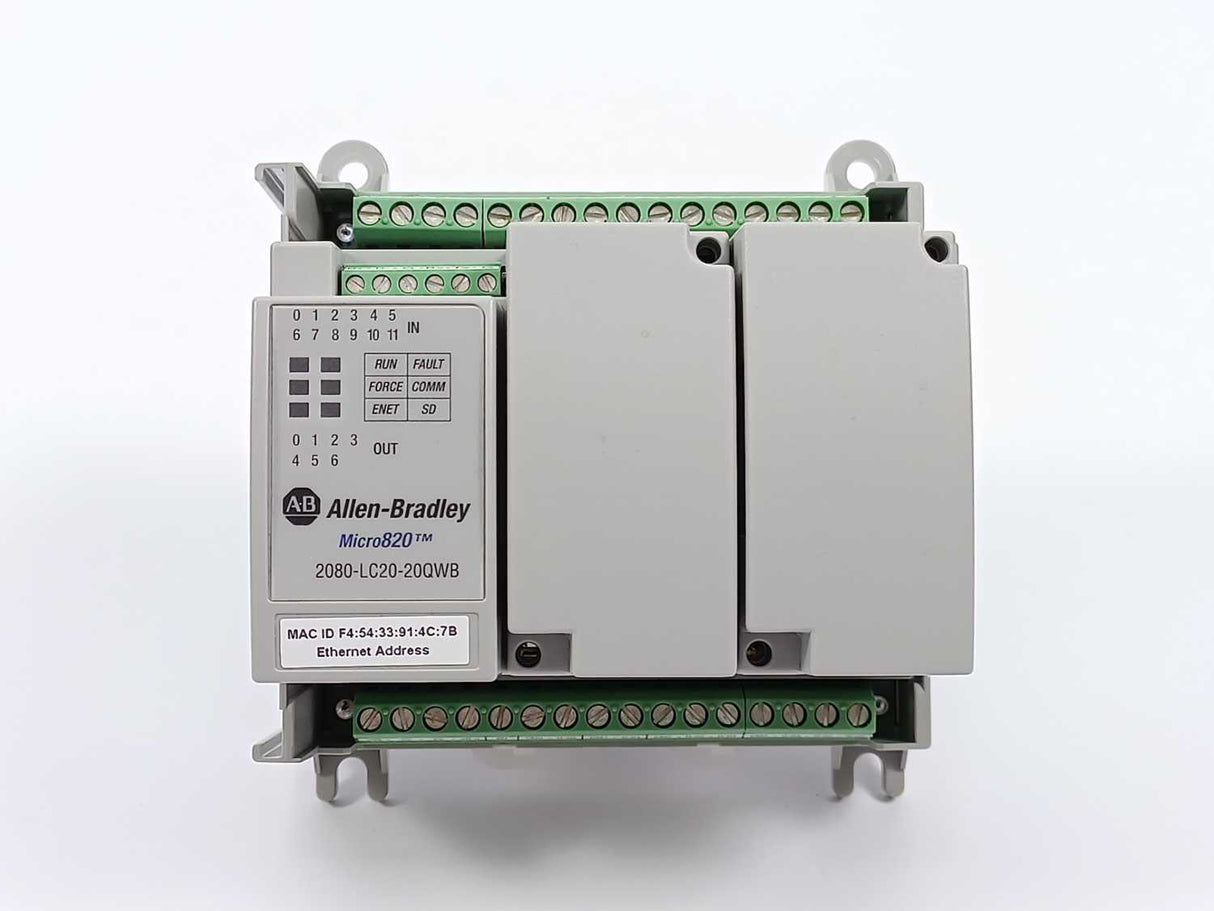 AB 2080-LC20-20QWB Ser. B Micro820 Controller