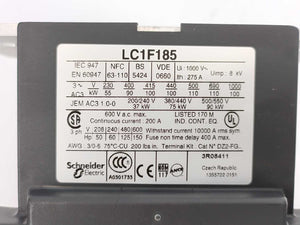 Schneider Electric LC1F185 TeSys Contactor