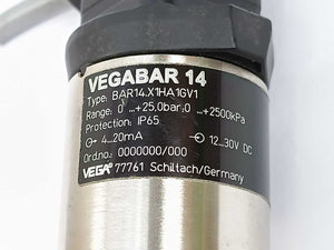 Vega BAR14.X1HA1GV1 VEGABAR14 Pressure Sensor