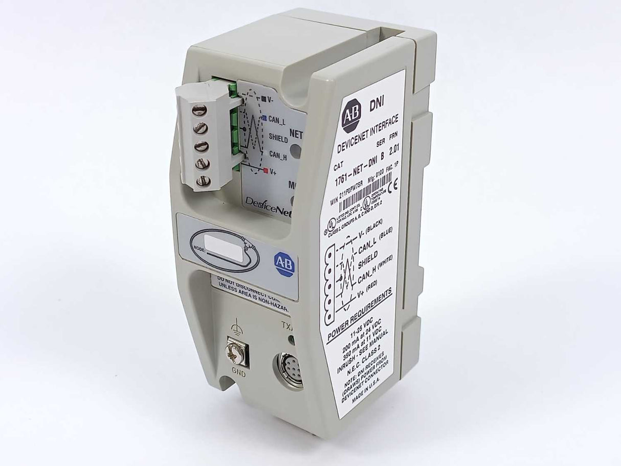AB 1761-NET-DNI  Ser. B DeviceNet Interface Module