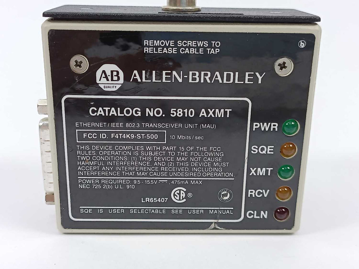AB 5810-AXMT Ethernet/IEEE 802.3 Transceiver Unit
