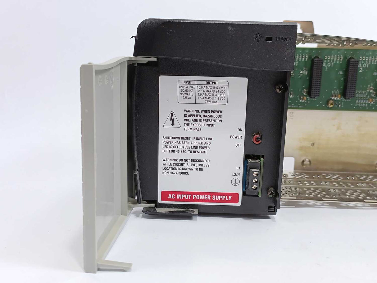 AB 1756-PA72/B SER. B + 1756-A7/B Power Supply AC