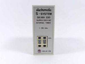 Electromatic SB 269-220 Interval Timer 1-99min.