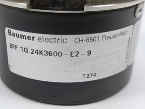 BAUMER ELECTRIC BFF 1G.24K3600-E2-9 Singleturn Absolute Encoder