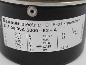 BAUMER ELECTRIC BHF 06.05A 5000-E2-A Incremental Rotary Encoder
