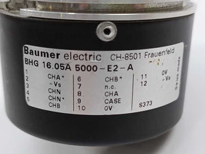 BAUMER ELECTRIC BHG 16.05A 5000-E2-A Incremental Hollow Shaft Rotary Encoder