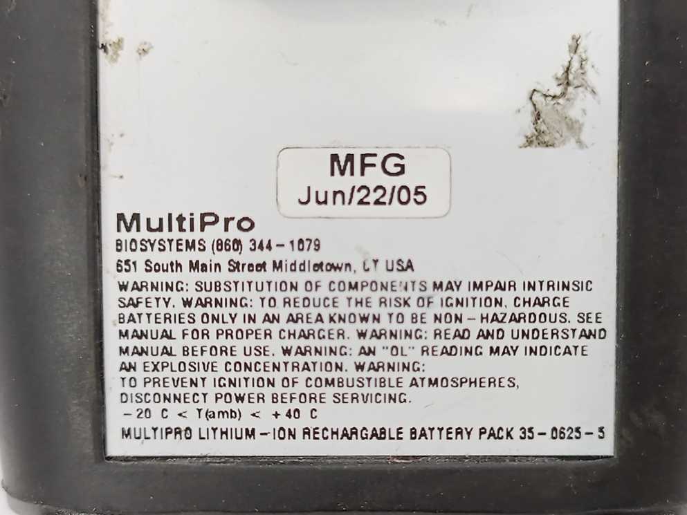 Biosystems 54-48-307N MultiPro MFG Confined Space Gas Detector