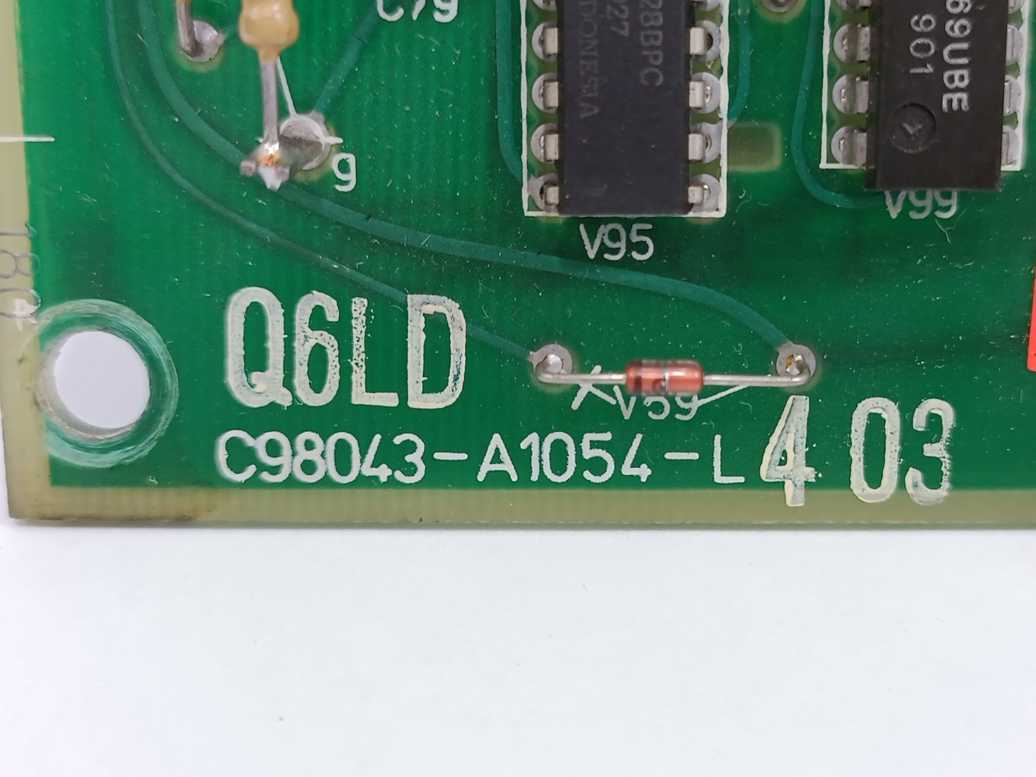 Siemens C98043-A1054-L4-03 C98040-A1054-P2-01-85 Control Board
