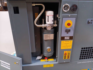 Atlas Copco G5FF 10 TM Air Compressor w/ 9095319580 Air Reciever 2022, 0 Hours