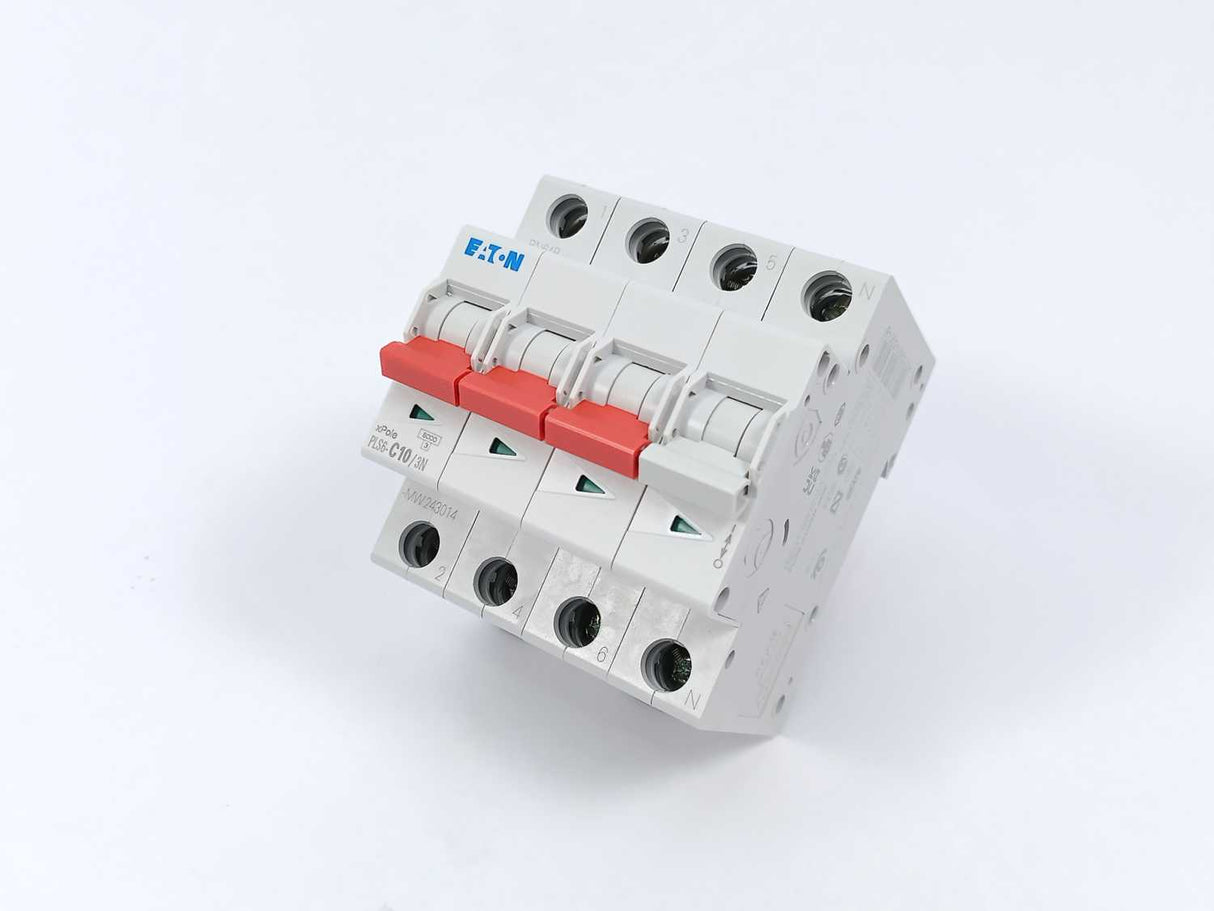 Eaton 243014 Miniature Circuit Breaker PLS6-C10/3N-MW, 7pcs.