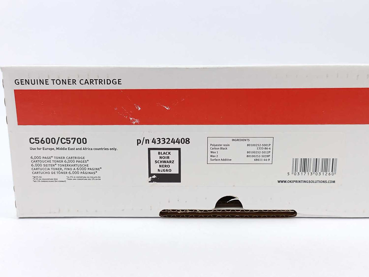 OKI 43324408 C5600/C5700 Black Toner
