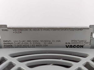 Vacon 135N4572 AC Drive VACON 100