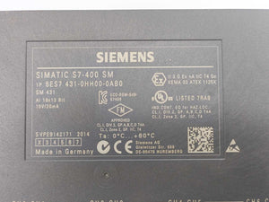 Siemens 6ES7431-0HH00-0AB0 Analog Input SM 431 E.01