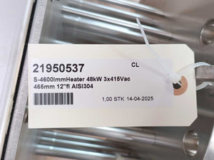 Sinus Jevi S-4600 SG-02 Immersion Water Heater Drwg 1912 259 100
