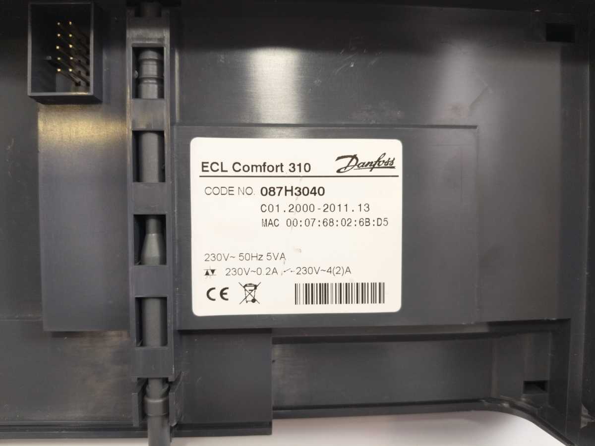 Danfoss 087H3040 ECL Comfort 310, 230V