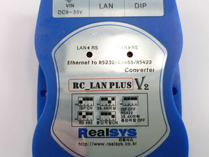 RealSYS RC_LAN PLUS V2 Ethernet to RS232/RS485/RS422 Converter, RSY-LANPlusV2