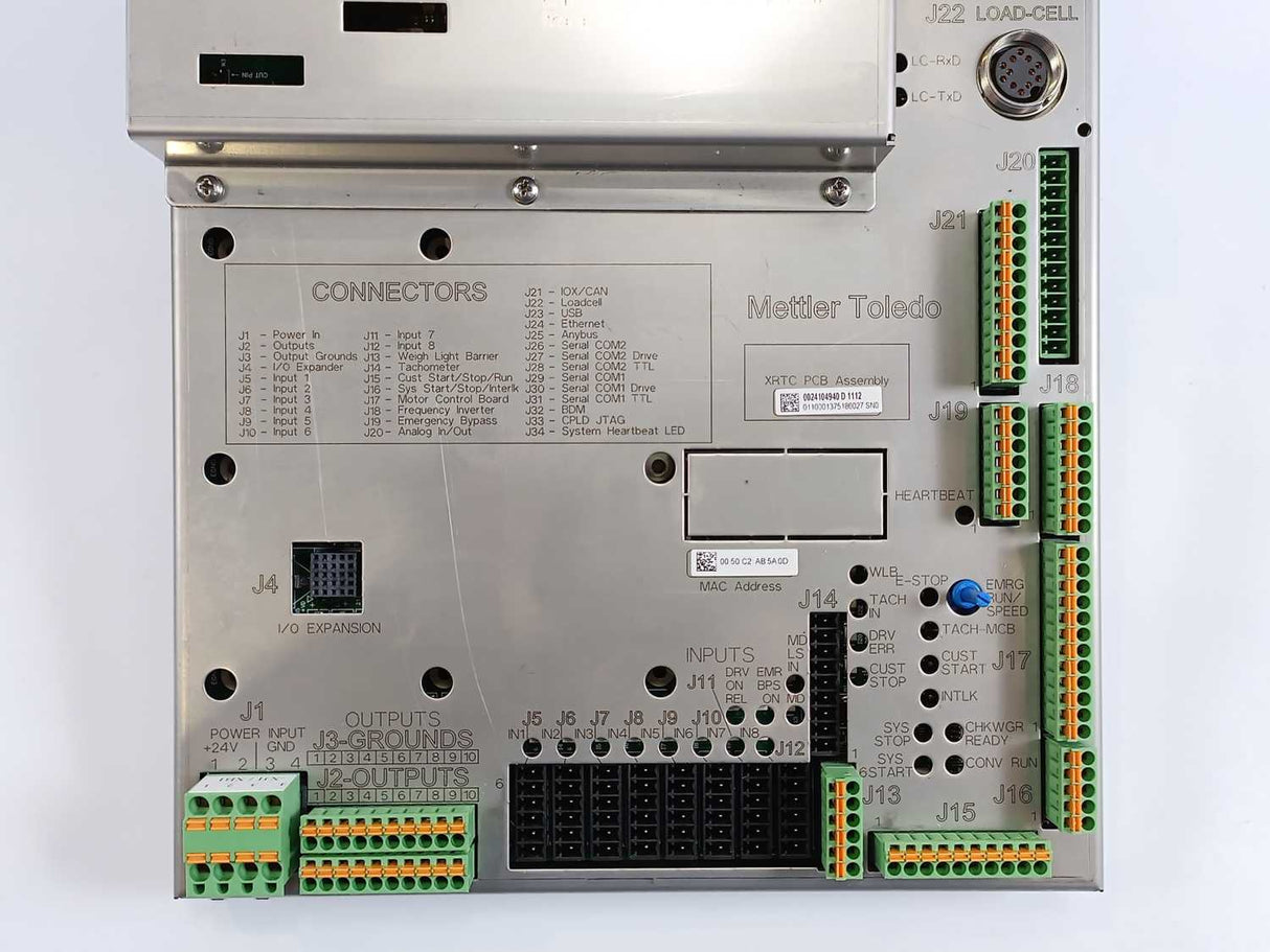 Mettler Toledo XRTC PCB Assembly AnyBus Option, FieldBus Interface