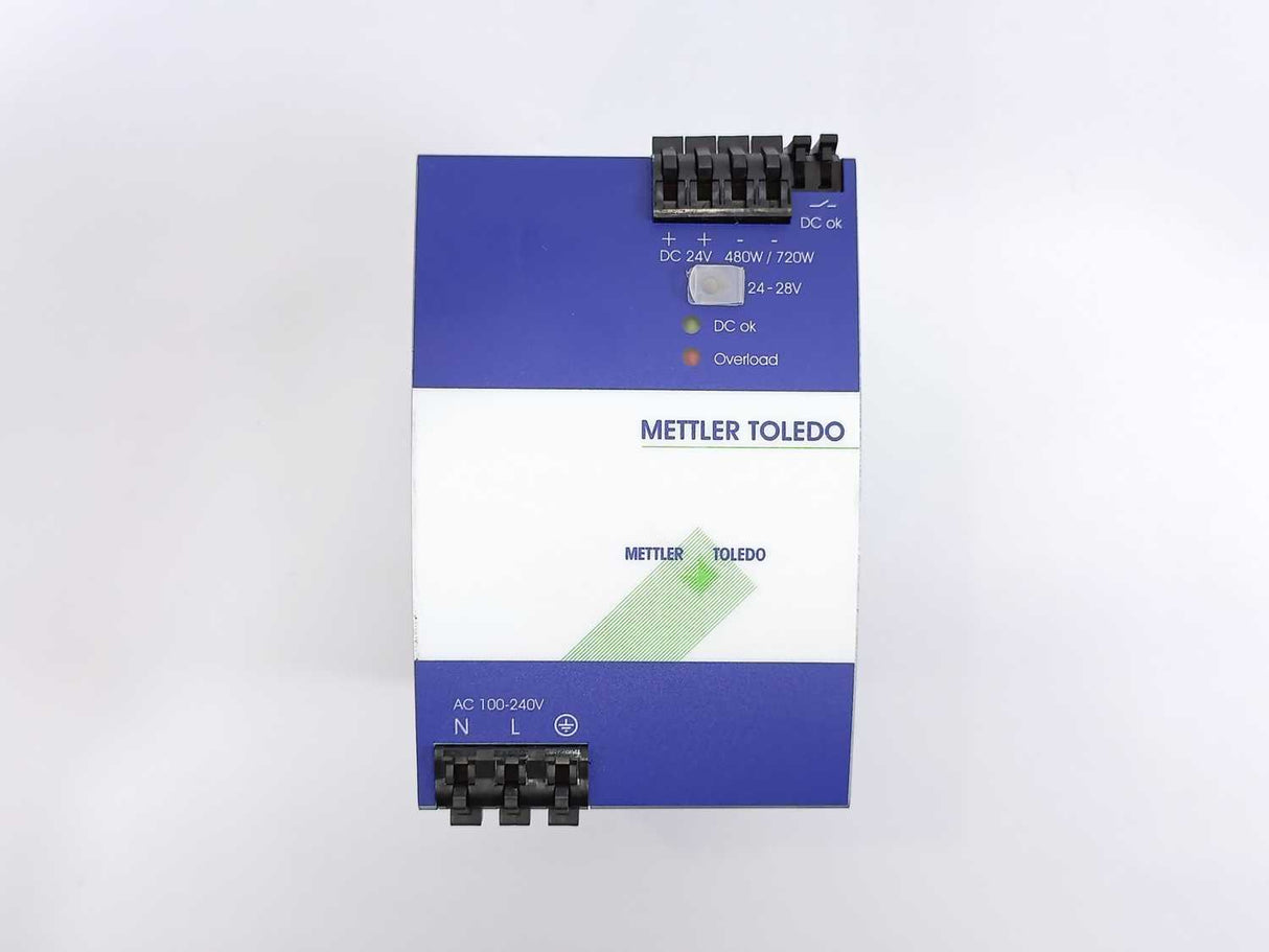 Mettler Toledo 24104212 Power Supply, QS20.241-10, 100-240V, 5.4-2.4A, 50/60Hz