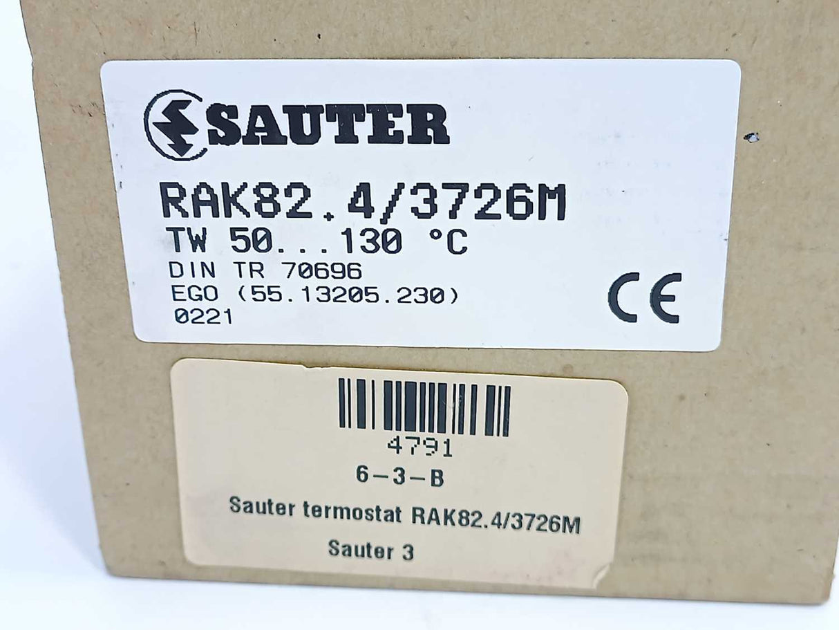 Sauter RAK82.4/3726M Thermostat TW 50...130℃.