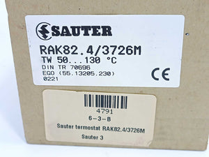 Sauter RAK82.4/3726M Thermostat TW 50...130℃.