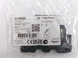 Schneider Electric GVAN20 TeSys GV2 & GV3 Auxiliary Contact Block 2 NO