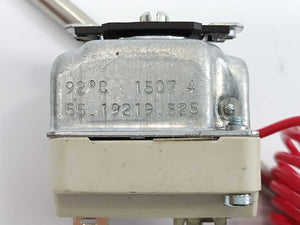 EGO 55.19219.825 Thermostat with Changeover Contact 20-92°C 1-Pole
