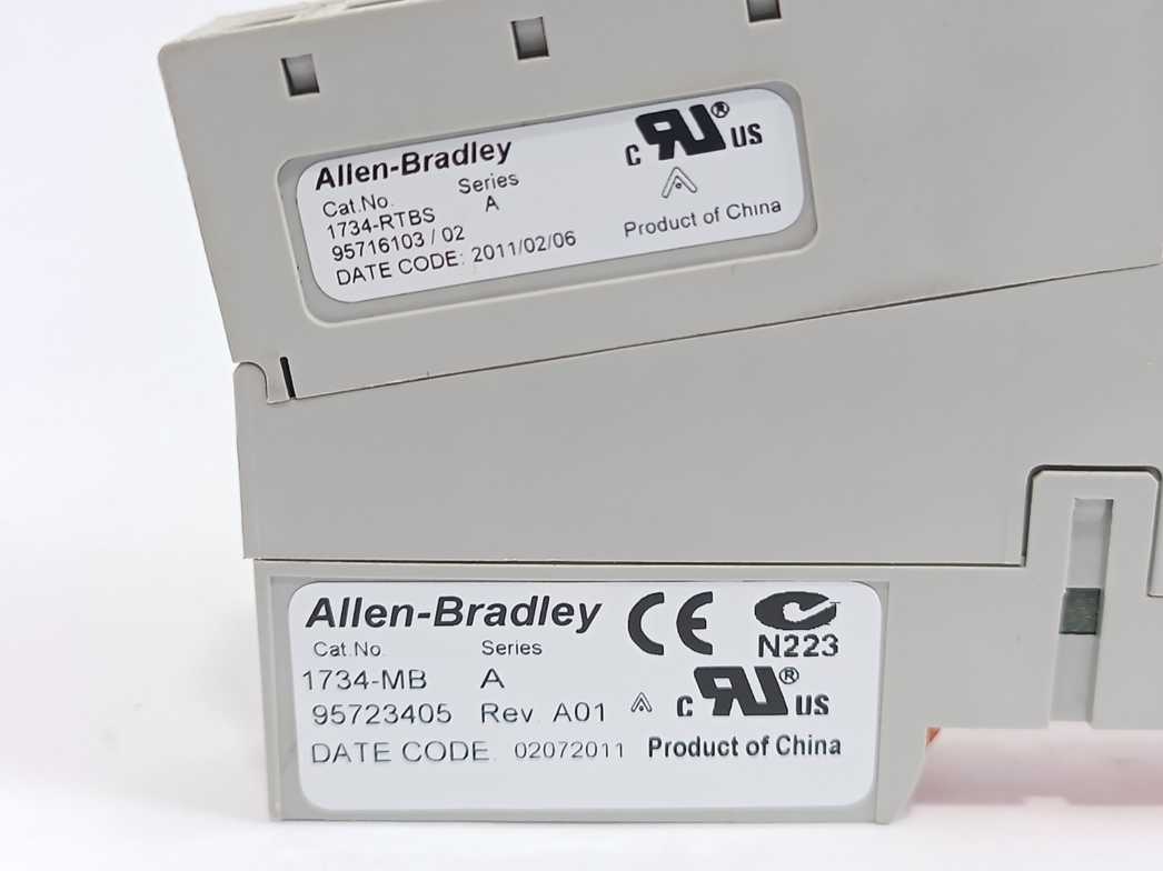 AB 1734-OB8 Ser. C W: 1734-RTBS, Ser.A, 1734-MB, Ser.A