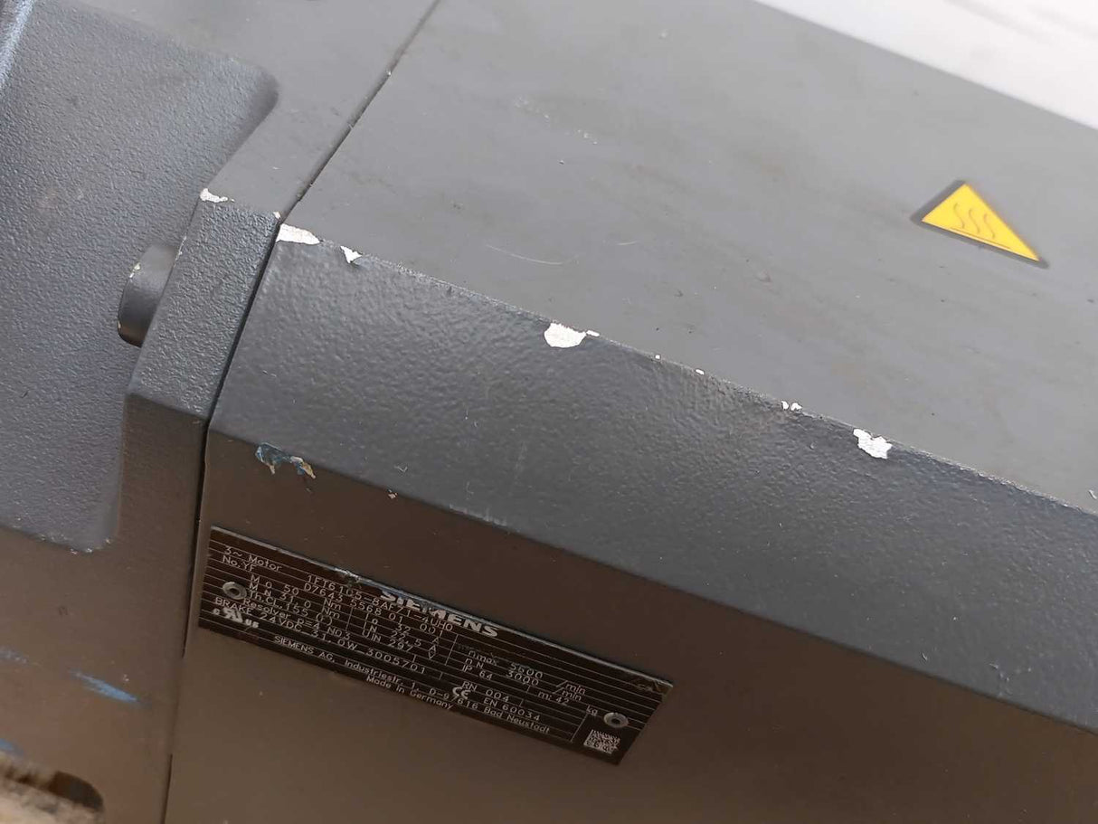 Siemens 1FT6105-8AF71-4UH0 SIMOTICS S Permanent-magnet Synchronous Servo Motor