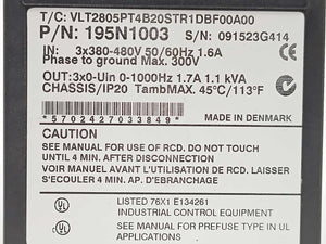 Danfoss VLT2805PT4B20STR1DBF00A00 195N1003 VLT 2800 Frequency Inverter