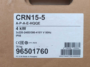 GRUNDFOS 96501760 CRN15-5 A-P-A-E-HQQE Vertical Multistage Centrifugal Pump