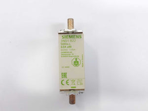 Siemens 3ND1822 LV HRC Fuse NH000 63A aM 500Vac Batch 3 Pcs.