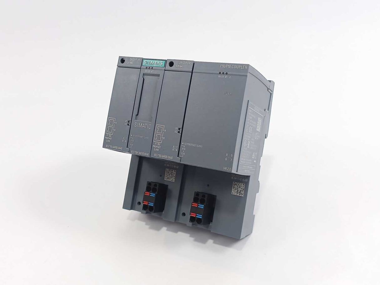 Siemens 6ES7158-3AD10-0XA0 SIMATIC PN/PN Coupler With 2x 6ES7193-6AR00-0AA0