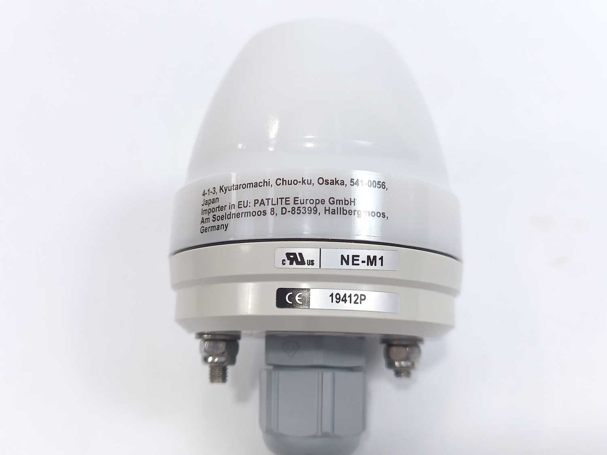 PATLITE NE-M1 White Light Signal Beacon