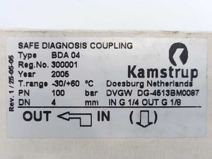 Kamstrup BDA 04 Safe Diagnosis Coupling