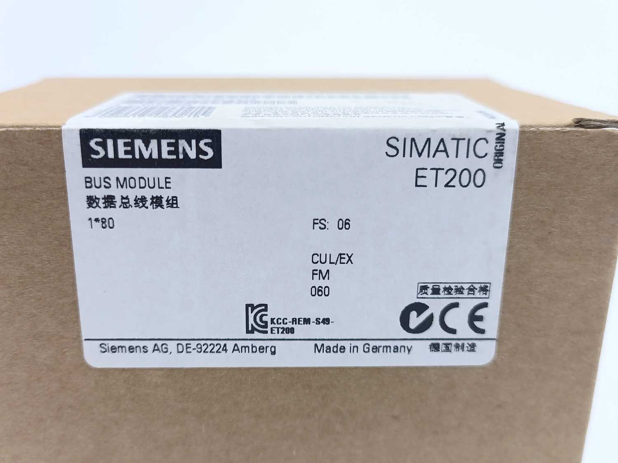 Siemens 6ES7195-7HC00-0XA0 SIMATIC DP Bus Module