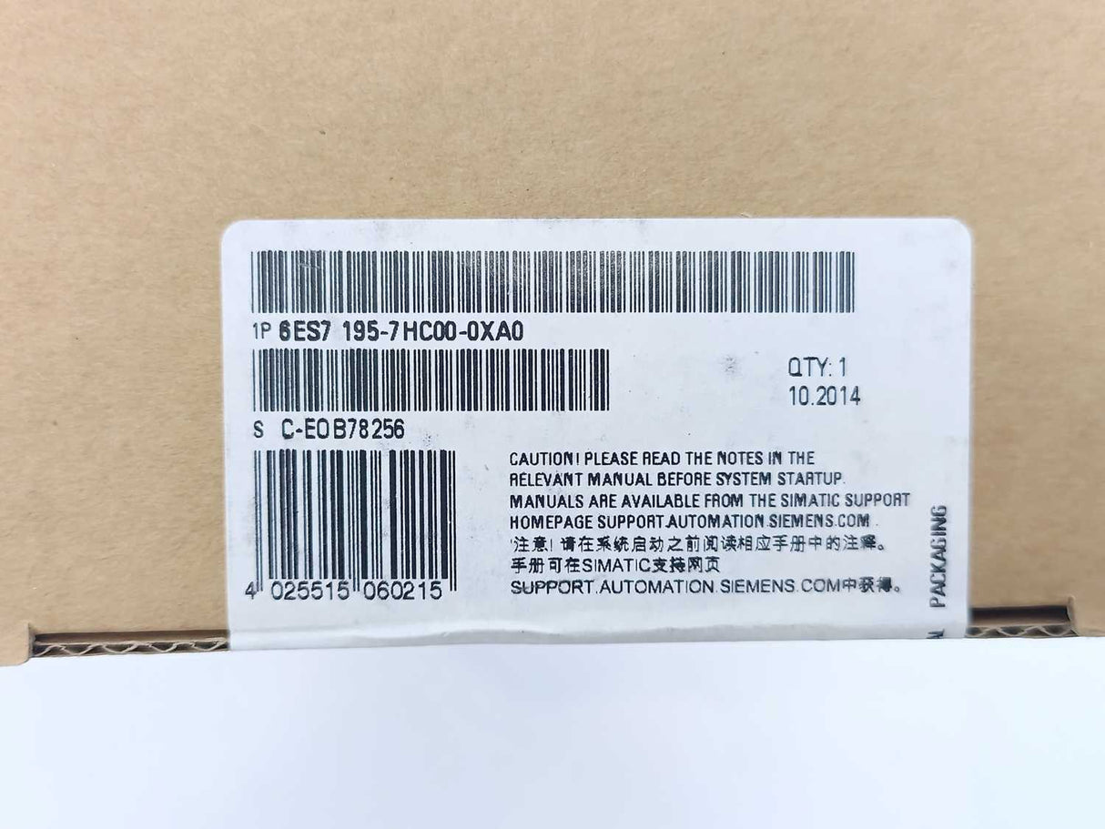 Siemens 6ES7195-7HC00-0XA0 SIMATIC DP Bus Module