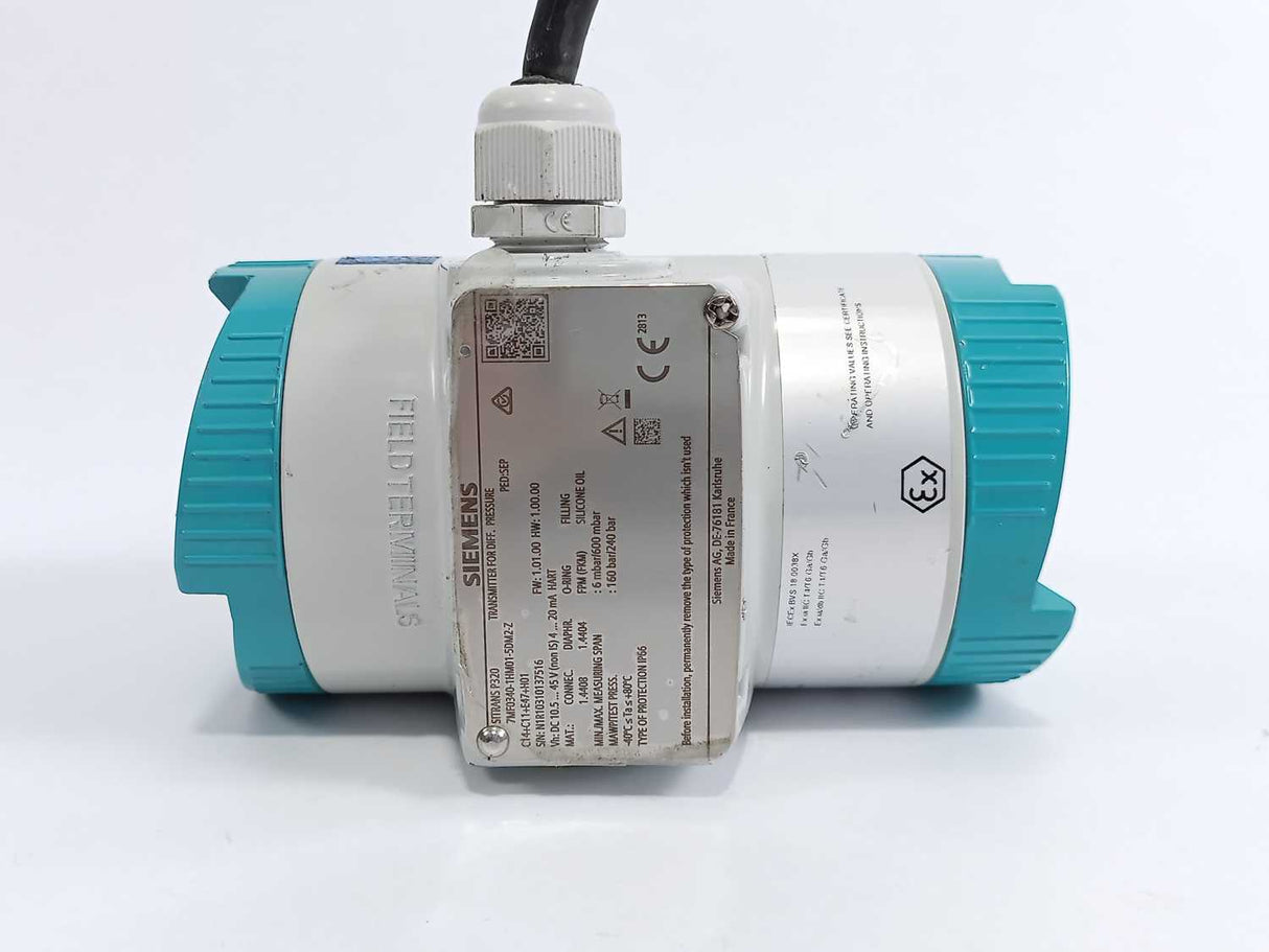 Siemens 7MF0340-1HM01-5DM2-Z SITRANS P320 Pressure Transmitter
